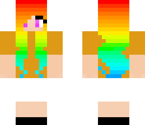 rainbow girl