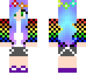rainbow tomboy galactic hair
