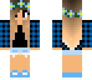 blue flannel gurl