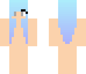 mermaid hair template