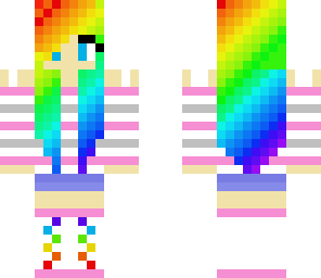 rainbow haird cute cute