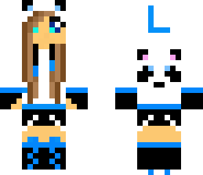 blue lookie panda