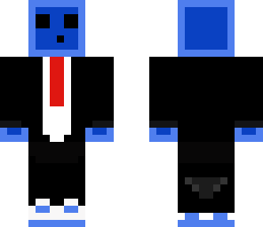 the suited blue slime