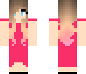 cute girl in pink dress