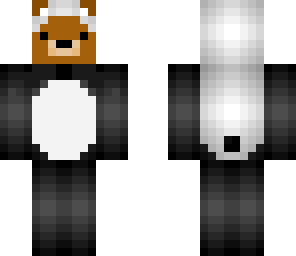 teddy bear inside a panda