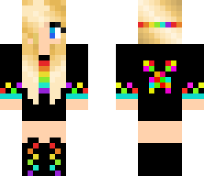 rainbow creeper girl