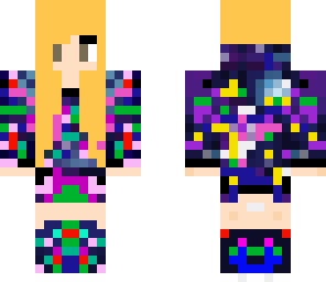 multi-colured girl
