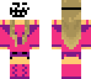 girl with troll mask