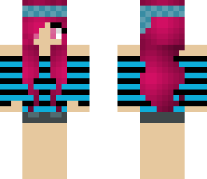 pink and blue boxer girl