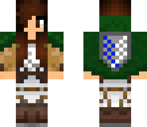 attack on tttan brown haired girl