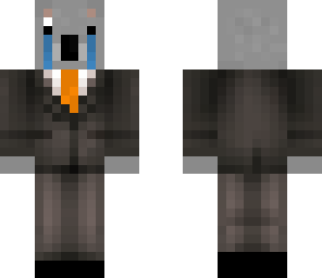 koala in suit
