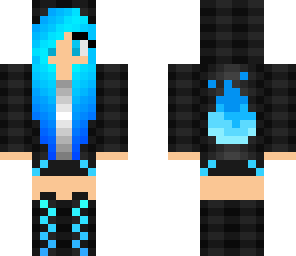 blue fire girl