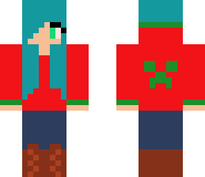 christmas creeper girl