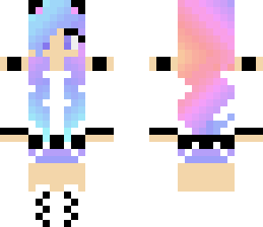 rainbow cat girl edited