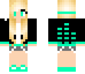 green hoodie