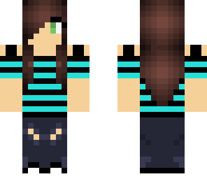 black and cyan girl