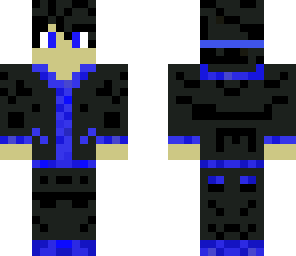 black and blue boy