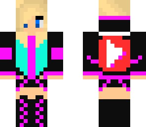 magenta girl youtuber