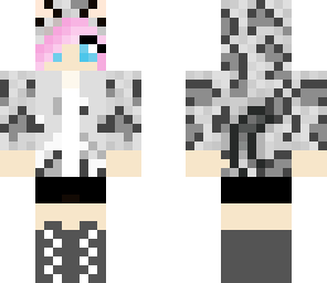 snowy leapord girl