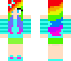rainbow girl