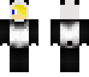 blonde panda