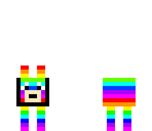 rainbow wolf