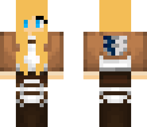 blond attack on titan girl