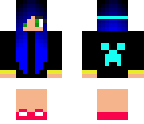 creeper hoodie girl