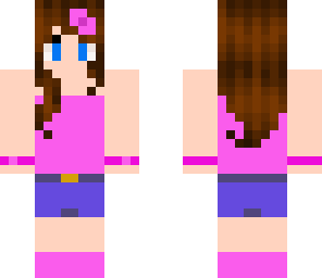 summer tube top girl