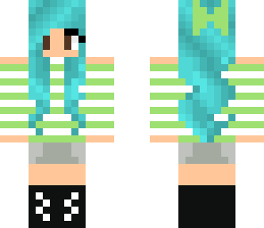 blue hair