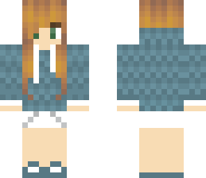 blue hoodie girl