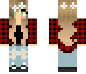 edited flannel girl