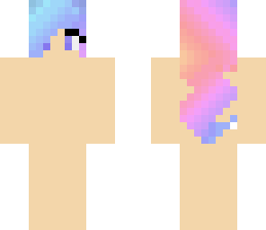 rainbow hair template