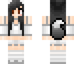 black haired fox girl