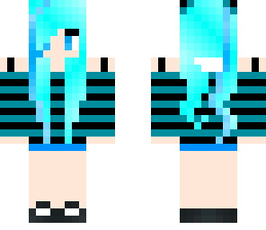 kawaii blue girl