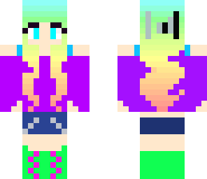 rainbow girl