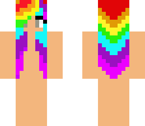 rainbow hair