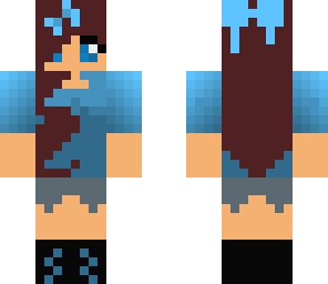 blue girl