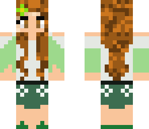 simple green girl