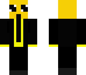 yellow suit