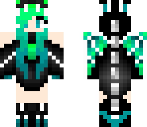 greenblue dragon girl