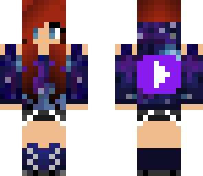 my skin with a youtube logo