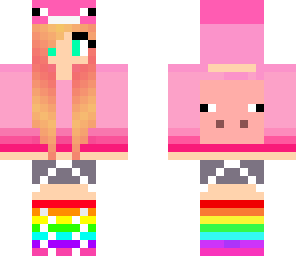 pig cute girl