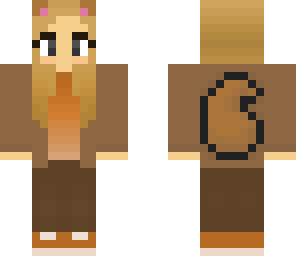 fall squirrel girl