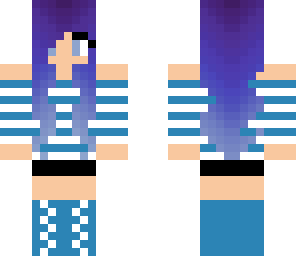 purple and blue