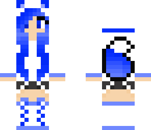 blue fox girl