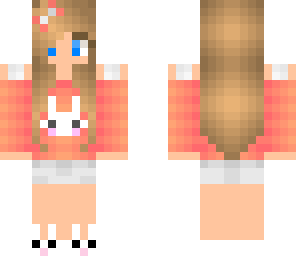 bunny girl with slippers