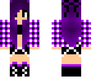 cute purple girl