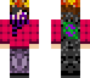purple scarf halloween skin
