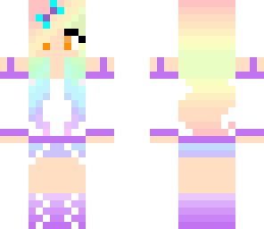 rainbow girl
